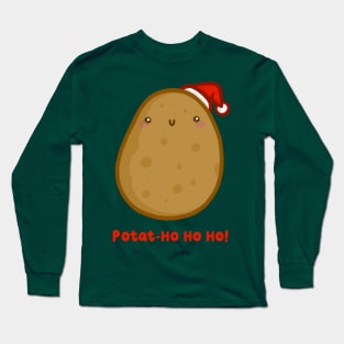 Potat Ho Ho Ho - Christmas Potato Long Sleeve T-Shirt